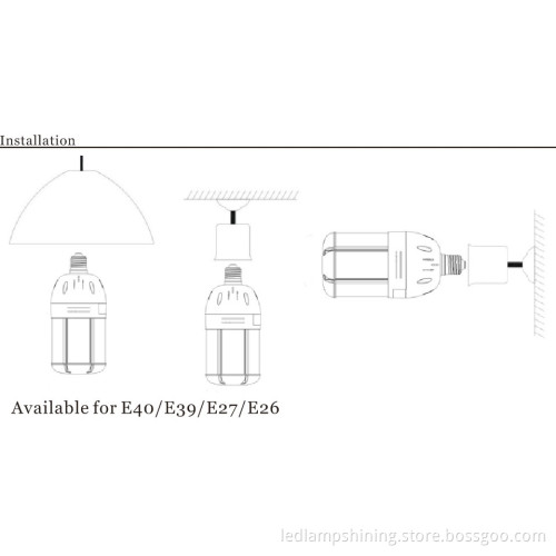 E39 75W LED High Bay Light